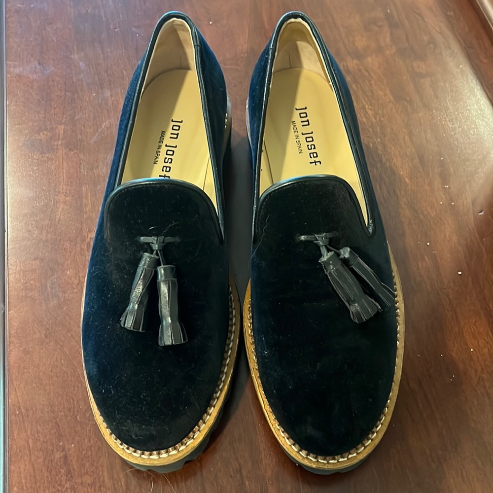 Jon Josef suede loafers women 9.5